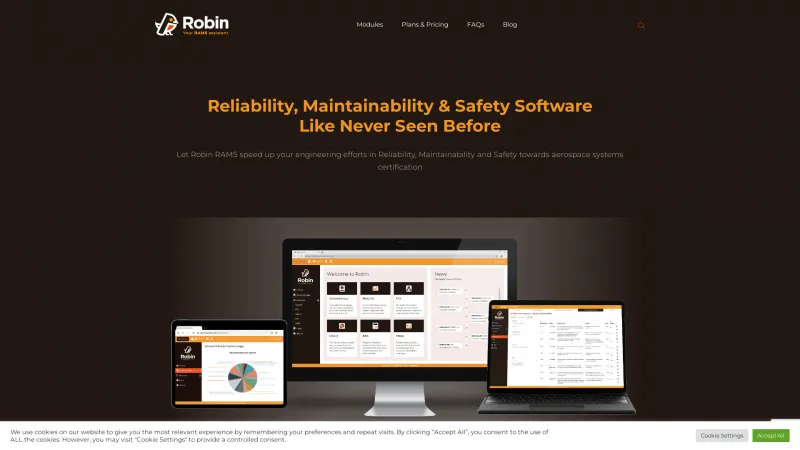 Homepage of Robin RAMS