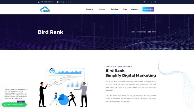 Homepage of Bird Rank