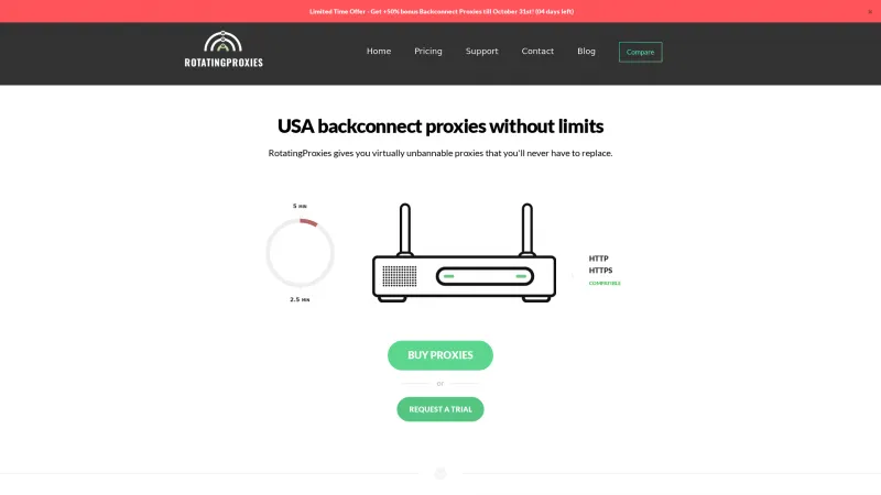 Homepage of RotatingProxies