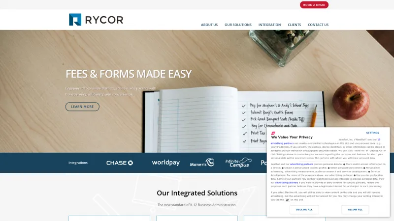 Homepage of RYCOR