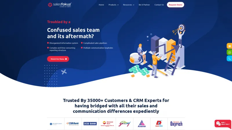 Homepage of SALESFOKUZ