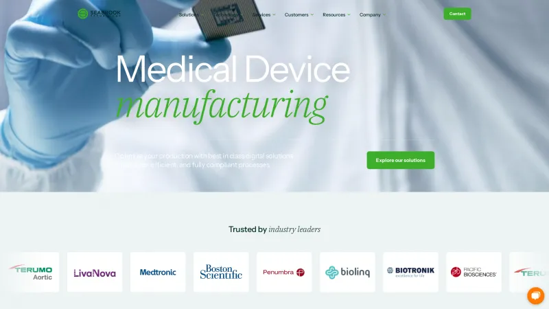 Homepage of Connected Manufacturing