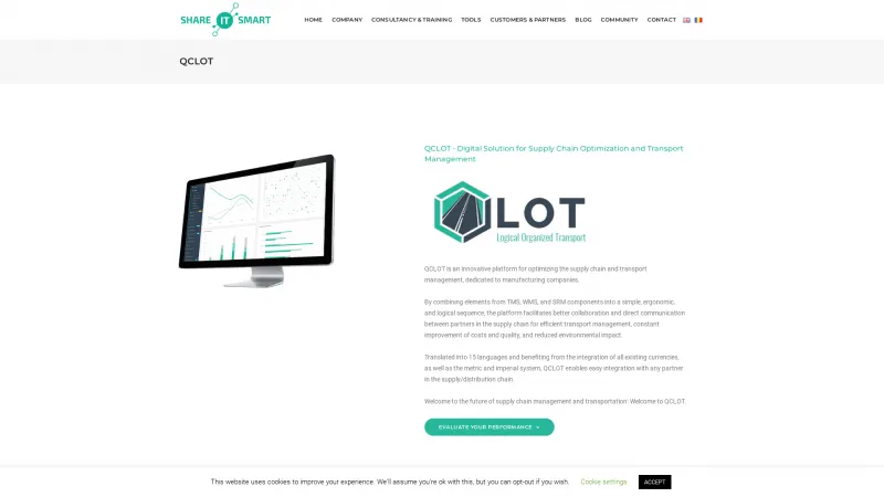 Homepage of QCLOT