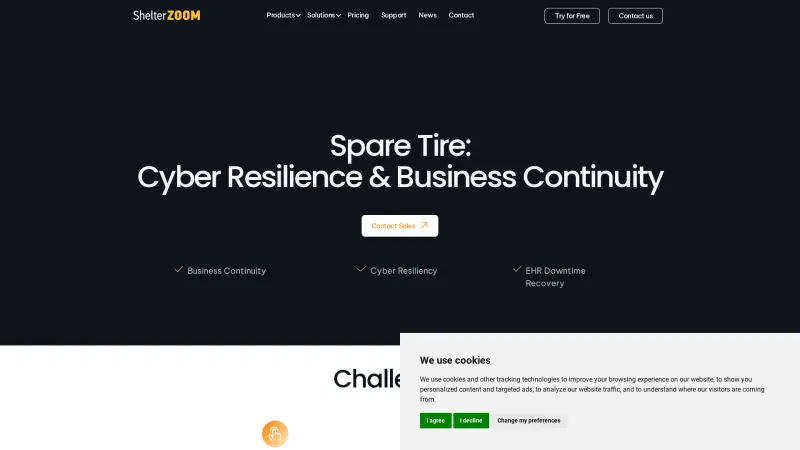 Homepage of Spare Tire