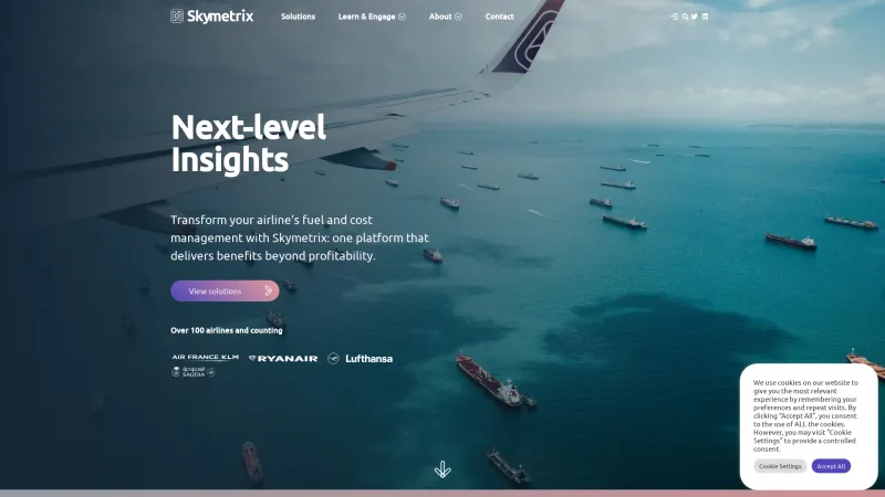 Homepage of Skymetrix