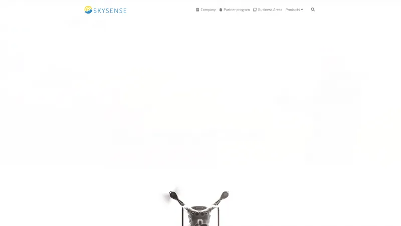 Homepage of Skysense