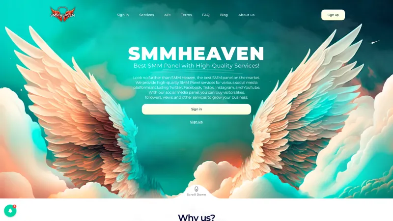 Homepage of SMM Heaven