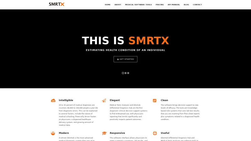 Homepage of DDxHub