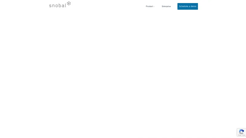 Homepage of Snobal Cloud