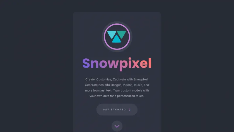 Homepage of Snowpixel