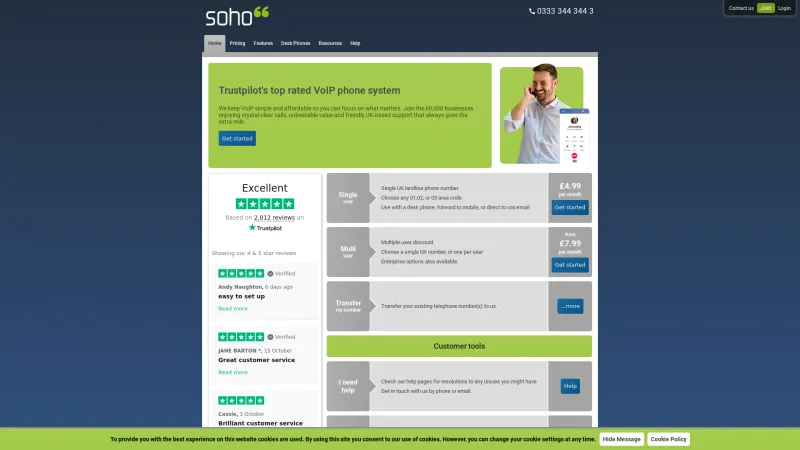 Homepage of Soho66