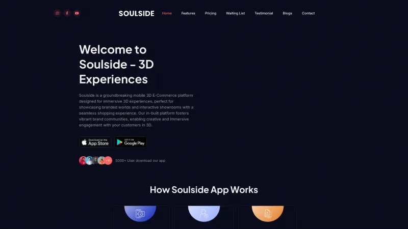 Homepage of Soulside