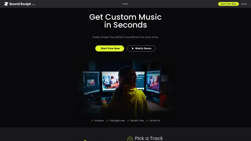 Homepage of Sound Sculpt