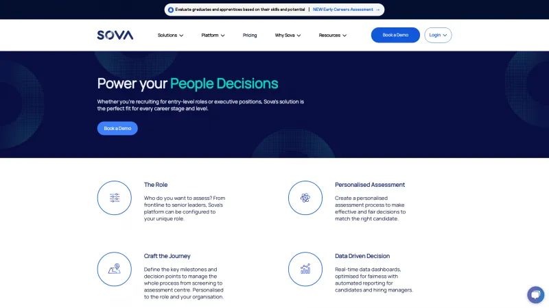 Homepage of Sova