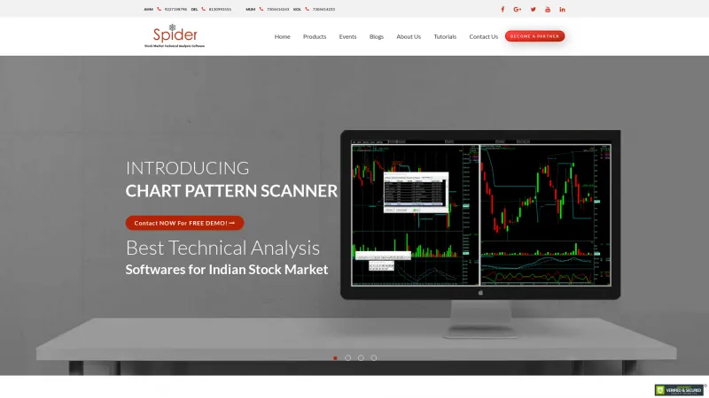 Homepage of Spider Software