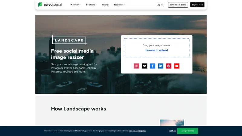 Homepage of Landscape