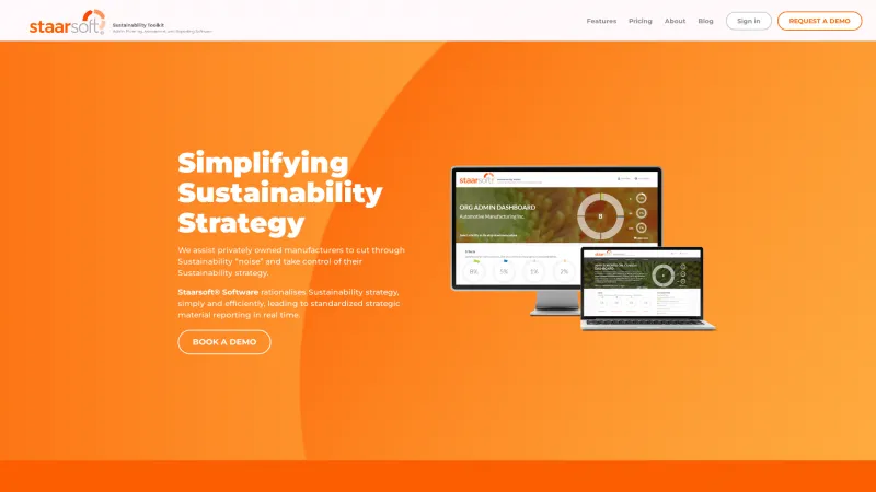 Homepage of Staarsoft