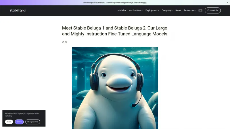 Homepage of FreeWilly