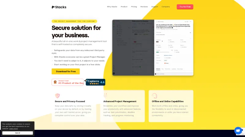 Homepage of Stacks