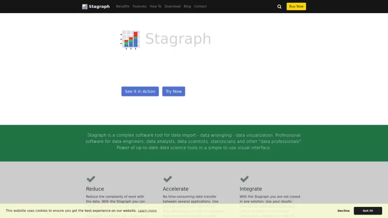 Homepage of Stagraph