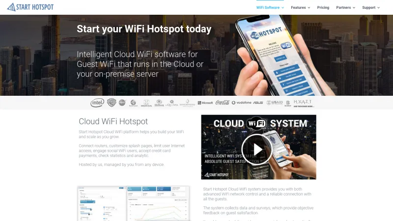 Homepage of Start Hotspot