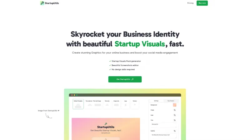 Homepage of StartupUtils