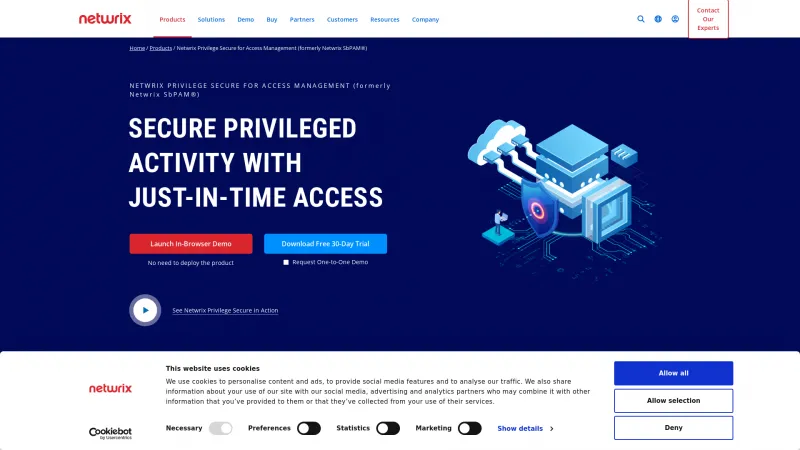 Homepage of Stealthbits Privileged Activity Manager