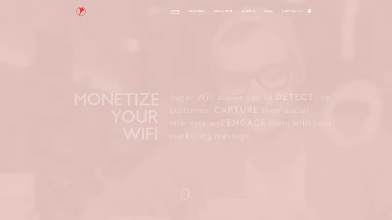 Homepage of Sugar Wifi