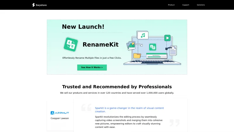 Homepage of Sparkit