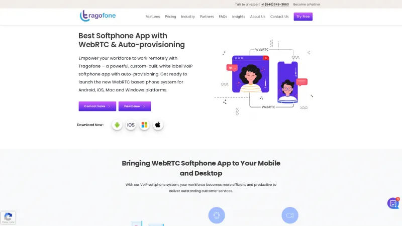 Homepage of Tragofone