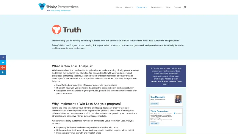 Homepage of Trinity Perspectives