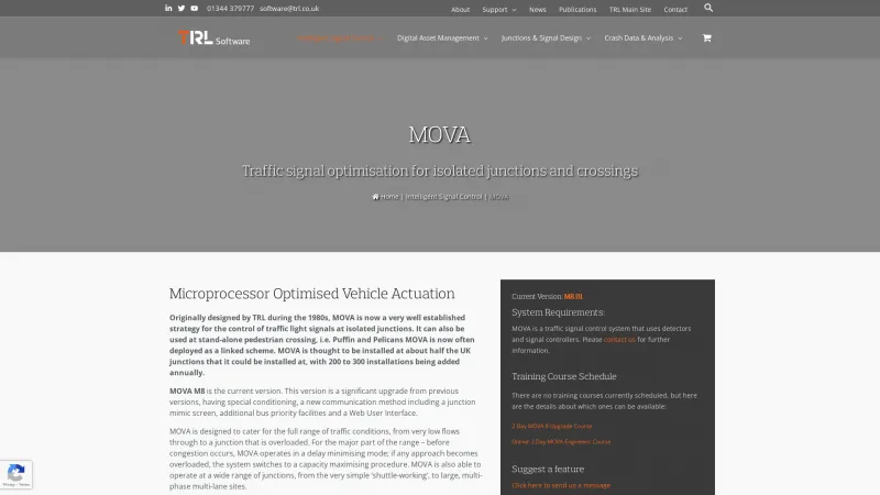 Homepage of MOVA