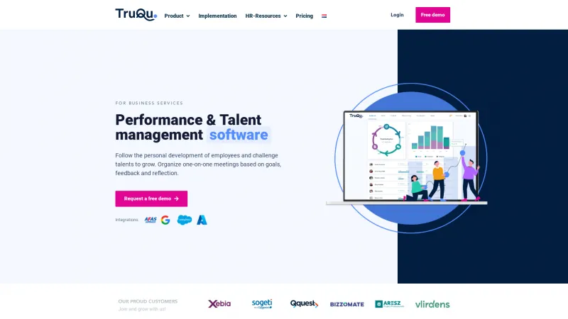 Homepage of TruQu