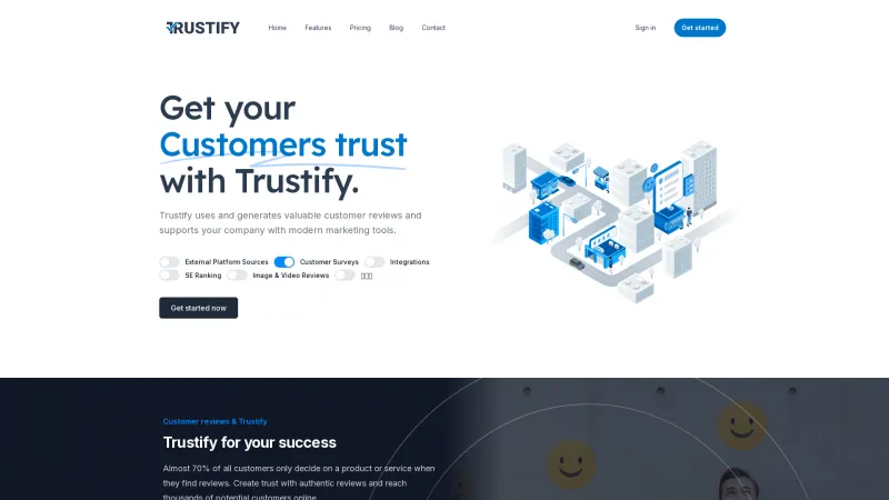 Homepage of Trustify