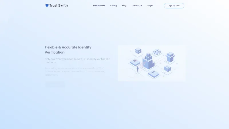 Homepage of Trust Swiftly