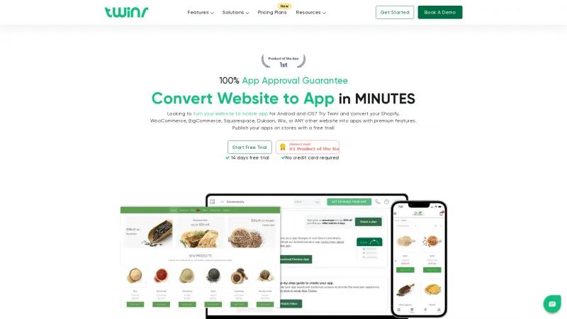 Homepage of Twinr