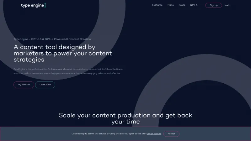 Homepage of TypeEngine