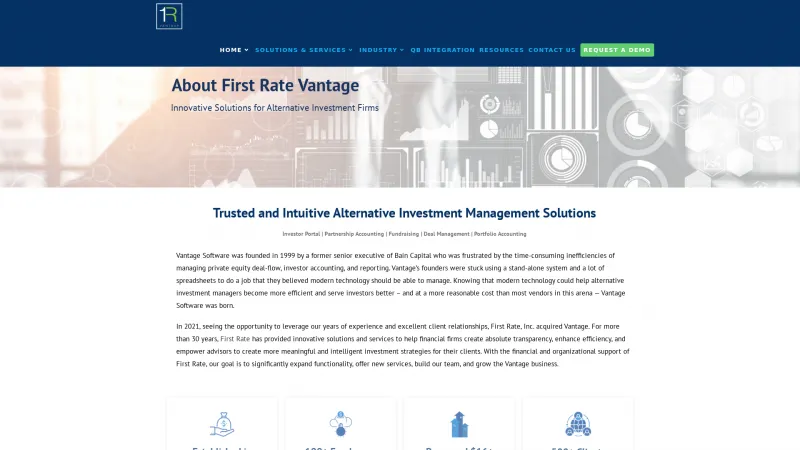 Homepage of First Rate Vantage