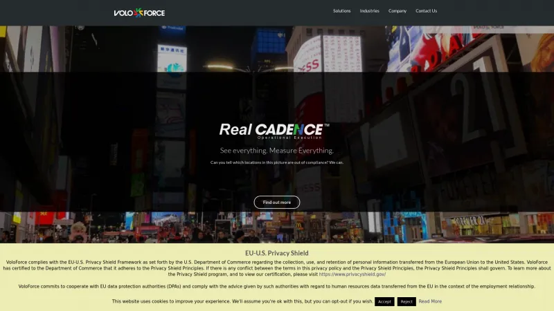 Homepage of RealCADENCE