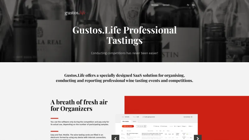 Homepage of Gustos.Life