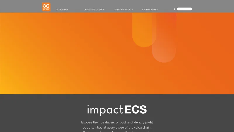 Homepage of ImpactECS