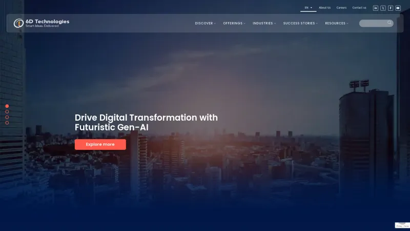 Homepage of CANVAS Digital BSS