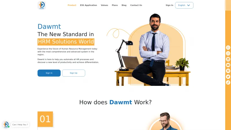 Homepage of Dawmt