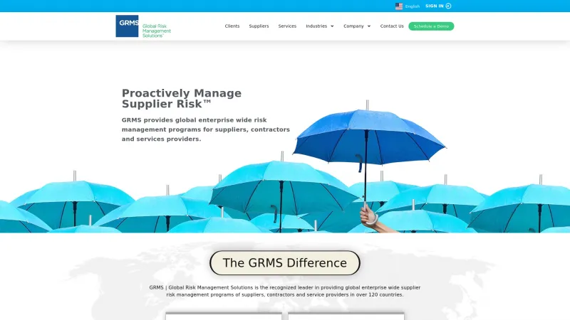 Homepage of GRMS