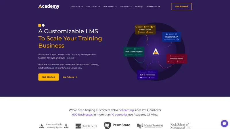 Homepage of Academy Of Mine