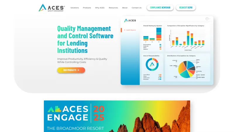 Homepage of ACES