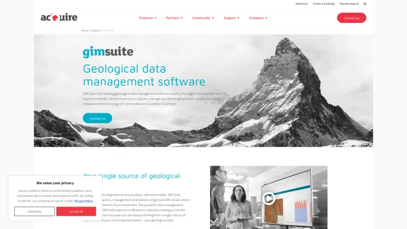 Homepage of GIM Suite