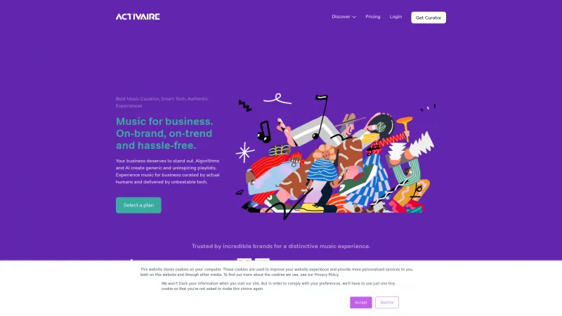 Homepage of Activaire