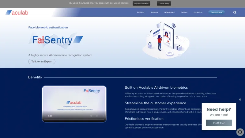 Homepage of FaiSentry