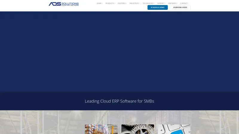 Homepage of Accolent ERP